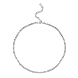 Shy Creation Diamond Tennis Necklace 2.49 CT-Shy Creation Diamond Tennis Necklace - SC55005146 - Shy Creation Diamond Tennis Necklace in 14 karat white gold with diamonds totaling 2.49 carats.