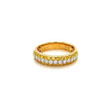 Yellow Sapphire Diamond Band-Yellow Sapphire Diamond Band -